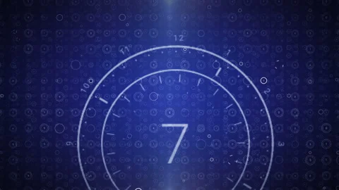 Looping technological HUD Background. Stock Footage 91216857