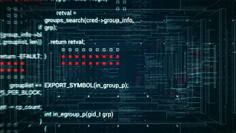 Looping technological HUD background. Video stock 154396700