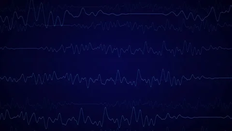 Looping  technological Sci Fi equalizer background. Stock Footage 148437880