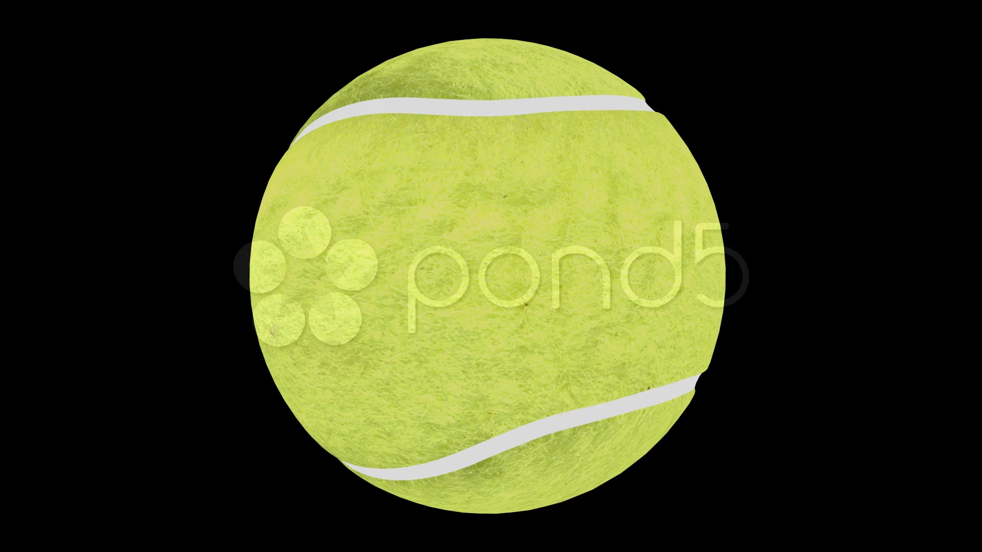 Looping Tennis Ball Animation 1 | Stock Video | Pond5