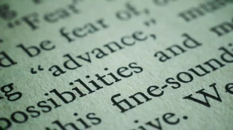 Looping text fly over Stock Footage 477173