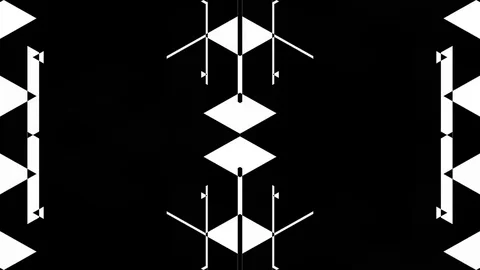 Looping Tile Opto A14 Video stock 79374025