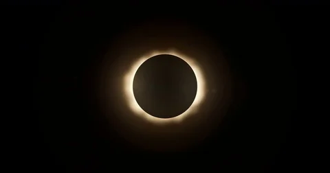 Looping Total Solar Eclipse Sky Element Stock Footage 79181698