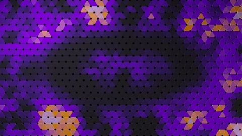 Looping Triangular Polygonal Abstract Pattern Animation Stock Footage 87979181