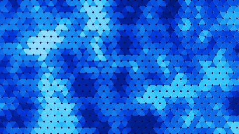 Looping Triangular Polygonal Abstract Pattern Animation Stock Footage 87979258