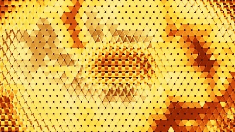 Looping Triangular Polygonal Abstract Pattern Animation Stock Footage 87979362