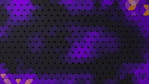 Looping Triangular Polygonal Abstract Pattern Animation Stock Footage 87979612