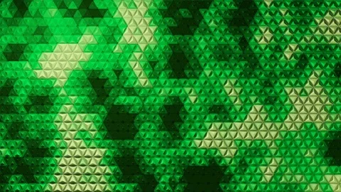 Looping Triangular Polygonal Abstract Pattern Animation Stock Footage 87980102