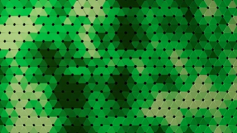 Looping Triangular Polygonal Abstract Pattern Animation Stock Footage 87981797