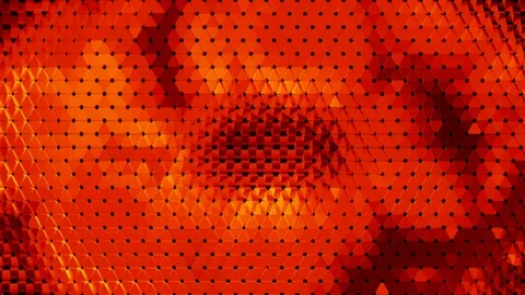 Looping Triangular Polygonal Abstract Pattern Animation Stock Footage 87982030