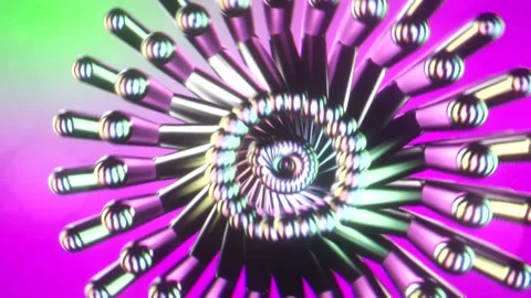 Looping Trippy Motion Graphic #1 Stock Footage 167925873