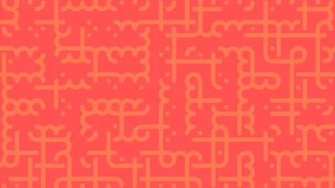 Looping Truchet Pattern Animation Minimal Motion Background Stock Footage 334052147