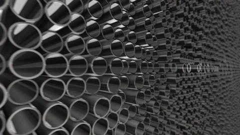 Looping tubes background Stock Footage 136226410