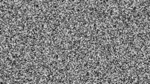 Looping TV Static - Simulated analog tube TV static in 4K - Looping Video stock 108378850