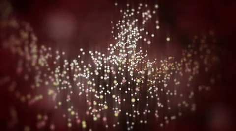 Looping Twisted Particle Cloud Background Stock Footage 42799146