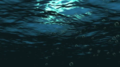 Looping Underwater Animation with Bubbles - 4K Resolution Ultra HD 動画素材 41711401