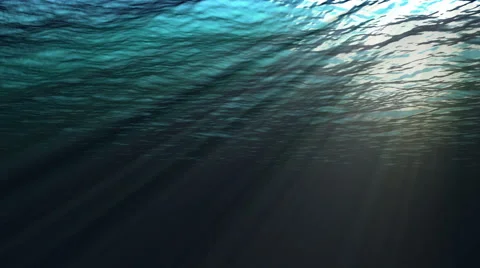 Looping underwater view of the ocean with looping sound (1 of  8) Stock Footage 4164993