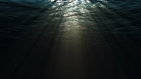 Looping underwater view of the ocean with looping sound (8 of 8) Stock Footage 4165388