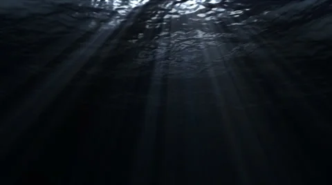 Looping underwater view of the ocean with looping sound (6 of 8) Stock Footage 4166053