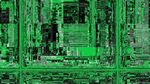 Looping video interference footage. Imitation of a Datamoshing video. Stock Footage 101933938