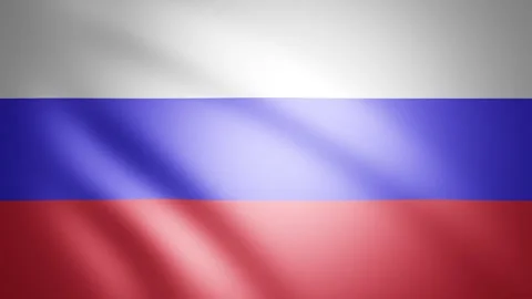 Looping wavy russian flag background 스톡 동영상 333712811
