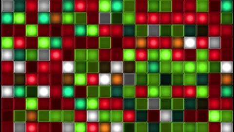 Looping Xmas party wall lights Stock Footage 146324170