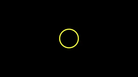 Looping Yellow Loading Circle Animation – Spinning Preloader Icon Stock Footage 310503315