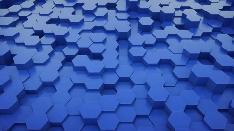 Looping zoom in hexagon background. Stock Footage 103531748