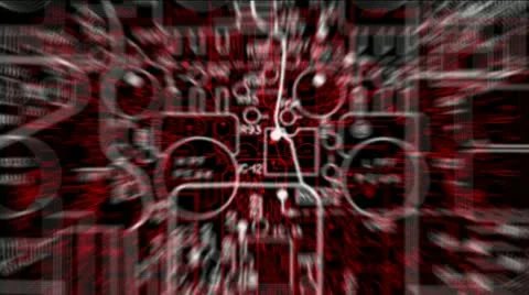 LoopNeo VJ Loops HD 1920X1080 - Circuits - 28 Stock Footage 11236316