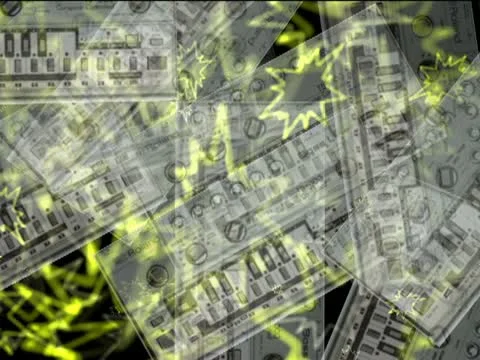 LoopNeo VJ Loops SD 640X480 - Roland 303 Particles 库存影片 22156833