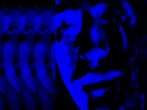 LoopNeo VJ Loops SD 640X480 - Interfront - Faces Particles III  库存影片 22157613