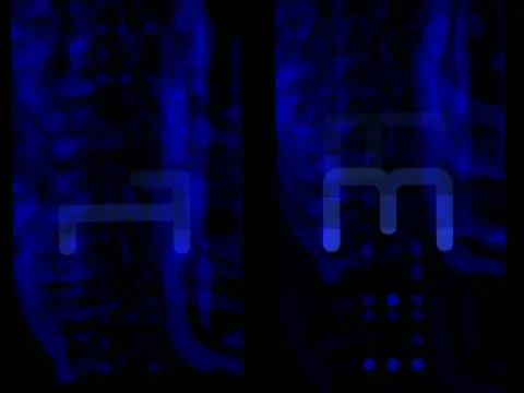 LoopNeo VJ Loops SD 640X480 - Interfront - Faces &amp; numbers Strobe 库存影片 22157682