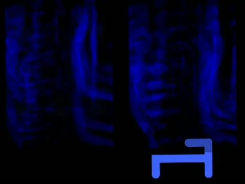 LoopNeo VJ Loops SD 640X480 - Interfront - Faces &amp; Numbers Strobe II Stockbeeldmateriaal 22157695