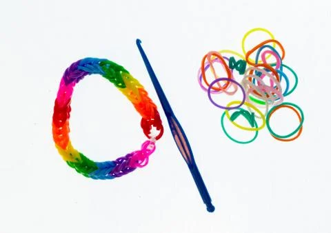 Loops hook bracelet Stock Photos