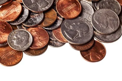 Loose change Stock Photos