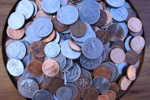 Loose change Stock Photos