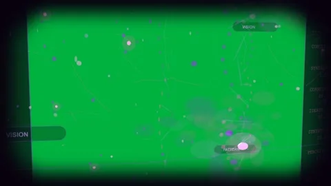 Loose cluster appearing, data cluster pulsing, merging and visualizing pattern Stock Footage 329531731