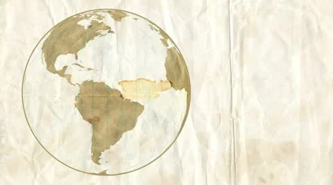 Loose Leaf Paper Globe Stockbeeldmateriaal 11520769