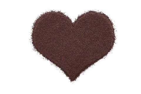 Loose leaf tea in a heart shape Stock Photos