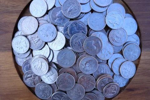 Loose quarters Stock Photos