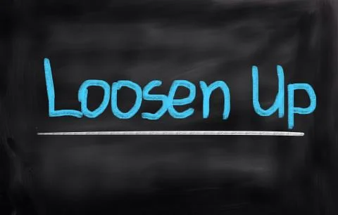 Loosen up concept Stock Illustration