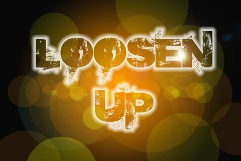 Loosen up concept Stock Illustration