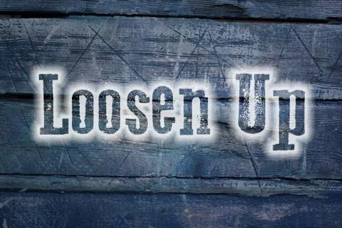 Loosen up concept Stock Illustration
