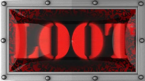 Loot on led Stock Footage 8759685