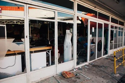 Looting in Chile Stock Photos