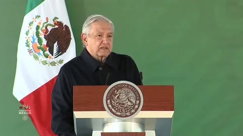 López Obrador will review the program Stay in Mexico after Biden's inauguration, Stock Footage 203984550