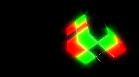 Loppable light cube Stock Footage 22502670