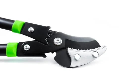 Lopper for pruning branches on trees gardening tools on white  background. Stock Photos