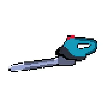 Lopper tree trimmer pixel art vector illustration Stock Illustration