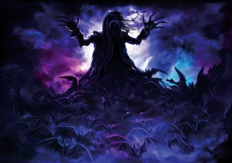 Lord of the bats Stock Illustration